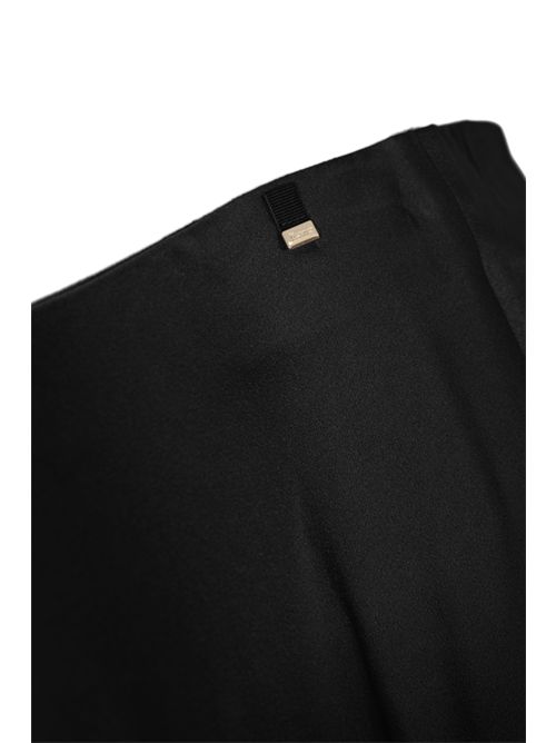 Gonna Resort midi in envers satin Nero Herno | GN00011DR 127279300